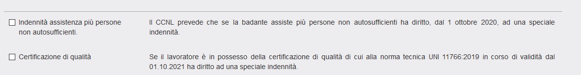 Indennità assistenza più persone non autosufficienti